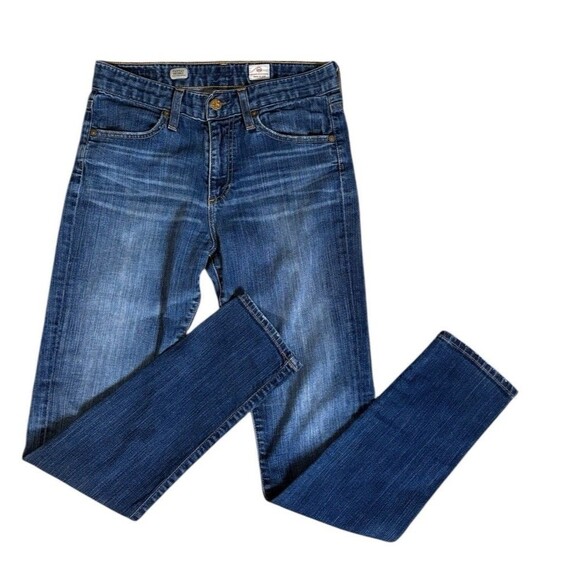 Adriano Goldschmied Jeans Women's 28 Regular Farrah Skinny High Rise Medium Wash - Picture 1 of 13